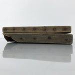 Japanese Wood Carved Kashigata Cake Mold Vtg Sweet Wagashi Tai Madai Fish Kg817