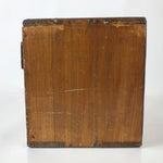 Japanese Wood Tansu Storage Chest Haribako Sewing Box 3 Drawers Brown T400
