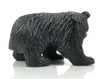 Japanese Wooden Carved Ainu Bear Statue Vtg Sculpture Hokkaido Brown AB128