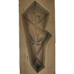 Japanese Wooden Carved Cake Mold Kashigata Vtg Sweet Wagashi Noshi Mark Kg805