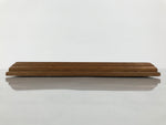 Japanese Wooden Flower Vase Stand Vtg Kadai Board Ikebana Bonsai Brown WT592