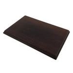 Japanese Wooden Flower Vase Stand Vtg Kadai Board Ikebana Bonsai Brown WT593