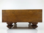 Japanese Wooden Go Board Vtg Igo Game Table Goban Leg Heso 19X19 Grid GB105