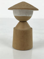 Japanese Wooden Kokeshi Doll Vtg Figurine Wobbly Head Hat Willow Gion KF794