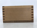 Japanese Wooden Measuring Cup Vtg Masu Decoration Square Box Blank Thick X215