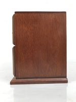 Japanese Wooden Tansu Storage Chest Haribako Vtg Sewing Box 3 Drawers Brown T415