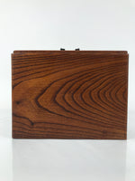 Japanese Wooden Tansu Storage Chest Haribako Vtg Sewing Box 4 Drawers Brown T410