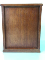 Japanese Wooden Tansu Storage Chest Haribako Vtg Sewing Box 5 Drawers Brown T413