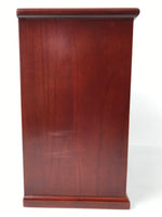 Japanese Wooden Tansu Storage Chest Haribako Vtg Sewing Box 5 Drawers Brown T413