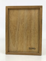 Japanese Wooden Tansu Storage Chest Vtg Haribako Trinket Box 3 Drawer Brown T404