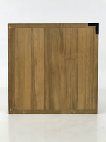 Japanese Wooden Tansu Storage Chest Vtg Haribako Trinket Box 3 Drawer Brown T404