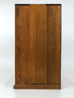 Japanese Wooden Tool Chest Kougubako Vtg Storage Toolbox 7 Drawers Brown T402