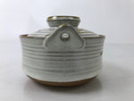 Japanese Yokkaichi Banko Ware Ceramic Lidded Teapot Vtg Donabe Beige Brown Y280