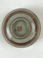 Japanese Yunomi Porcelain Teacup Vtg Crackle Glaze Light Green Pottery TC370