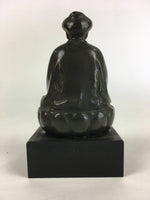 Anticque Japanese Old Lady Figurine Vtg Clay Doll Ornament Okimono BD815