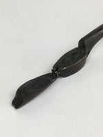 Antique C1880 Japanese Yatate Portable Inkwell Calligraphy Shuji Meiji Era JK288