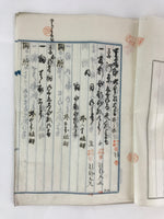 Antique C1912 Japanese House Purchase Certificate Meiji Period Paper P304
