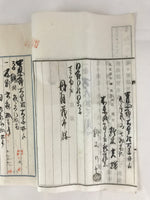 Antique C1914 Japanese House Purchase Certificate Taisho Period Paper P310