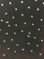 Antique Japanese Ise Katagami Kimono Stencil Edo Era Flowers petals Motif A143