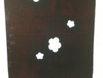 Antique Japanese Meiji Era Katagami Kimono Stencil Katazome Sakura Flower C253