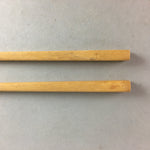 Japanese Bamboo Chopsticks 1 Pair Vtg Hashi Reusable Tableware Brown J847