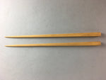 Japanese Bamboo Chopsticks 1 Pair Vtg Hashi Reusable Tableware Brown J847