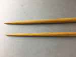 Japanese Bamboo Chopsticks 1 Pair Vtg Hashi Reusable Tableware Brown Wooden J843