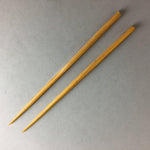 Japanese Bamboo Chopsticks 1 Pair Vtg Hashi Reusable Tableware Brown Wooden J843