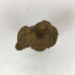 Japanese Brass 7 Lucky Gods Statue Hotei Vtg Golden Figurine Okimono BD711