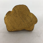 Japanese Brass 7 Lucky Gods Statue Jurojin Vtg Golden Figurine Okimono BD713