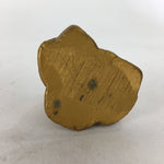 Japanese Brass 7 Lucky Gods Statue Jurojin Vtg Golden Figurine Okimono BD716