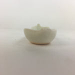 Japanese Ceramic Chopstick Rest Holder Vtg Edamame Beans Shape White CR211