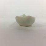 Japanese Ceramic Chopstick Rest Holder Vtg Edamame Beans Shape White CR212