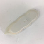 Japanese Ceramic Chopstick Rest Holder Vtg Edamame Beans Shape White CR213