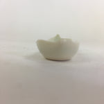 Japanese Ceramic Chopstick Rest Holder Vtg Edamame Beans Shape White CR214