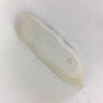 Japanese Ceramic Chopstick Rest Holder Vtg Edamame Beans Shape White CR214