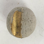 Japanese Ceramic Chopstick Rest Holder Vtg Round Stone Shape Hashioki CR262