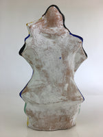 Japanese Clay Doll Vtg Ningyo Traditional Handicraft Female Samurai BD832