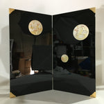 Japanese Folding Screen Byobu Panel Vtg Boy's Day Decoration Swan FL64