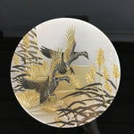 Japanese Folding Screen Byobu Panel Vtg Boy's Day Decoration Swan FL65