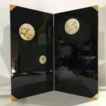 Japanese Folding Screen Byobu Panel Vtg Boy's Day Decoration Swan FL65