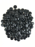 Japanese Go Stone Goishi Game Piece Set Vtg Brown Bowl Black White GO79