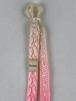 Japanese Haori Himo Ties Kimono Jacket Kimono Accessory Silk White Pink OJ188