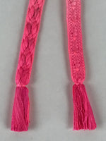 Japanese Haori Himo Ties Kimono Jacket Kimono Accessory Silk White Pink OJ188