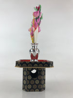 Japanese Hina Doll Kuchibana Vase Tray Vtg Hinamatsuri Girls Day Decoration ID48