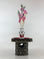 Japanese Hina Doll Kuchibana Vase Tray Vtg Hinamatsuri Girls Day Decoration ID48