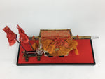 Japanese Hina Doll Lacquer Carriage Palanquin Vtg Kago Girls Day Decoration ID41