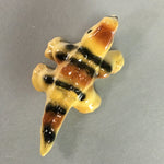 Japanese Kokeshi Doll Vtg Ceramic Figurine Crocodile Alligator Brown KF286
