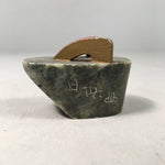 Japanese Kokeshi Doll Vtg Stone Figurine Clog Geta Geisha Shirahama KF404