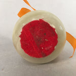 Japanese Kokeshi Doll Vtg Stone Figurine Gourd Lucky Charm White KF525